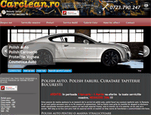 Tablet Screenshot of carclean.ro